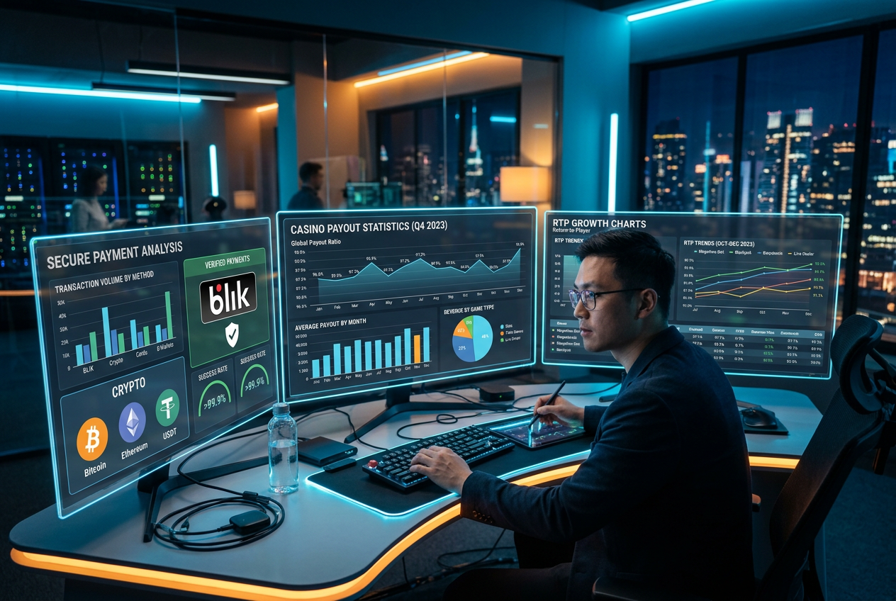 Profesjonalna analiza danych dotyczących wypłacalności kasyn online